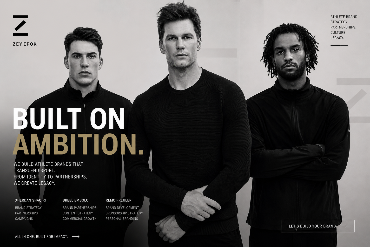 Athlete brand campaign